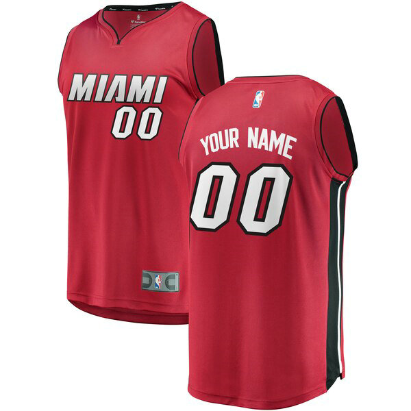 Maillot Miami Heat Homme Custom 0 Statement Edition Rouge